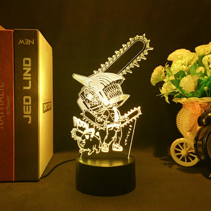 Chainsaw Man LED Lamps